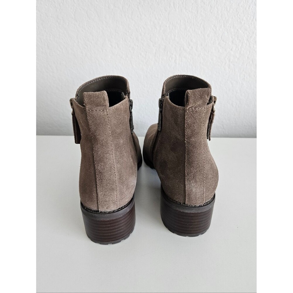 NEW Blondo Samara Waterproof Ankle Boot Women 10W Dark Taupe Bootie - Picture 7 of 10